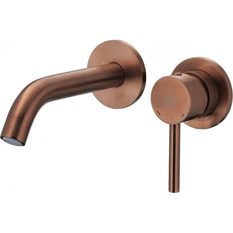 Rubinetto lavabo KFA MOZA 5039 Rame spazzolato ottone resistente