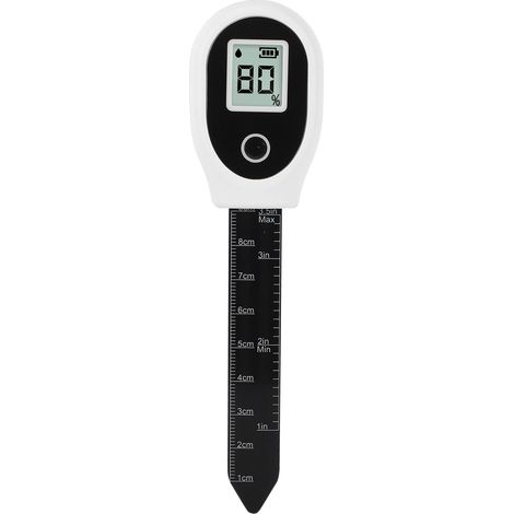 Bodenfeuchtigkeitsmesser mit hintergrundbeleuchtetem LCD-Display und 91,4 mm Sonde für Garten, Rasen und Gewächshaus (1/5)