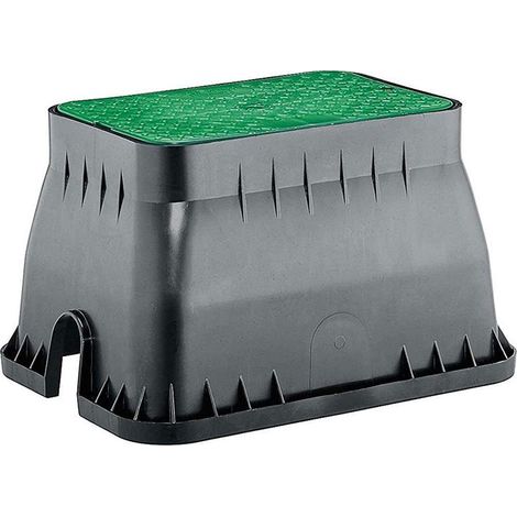 Boîte rectangulaire standard pour système d'irrigation