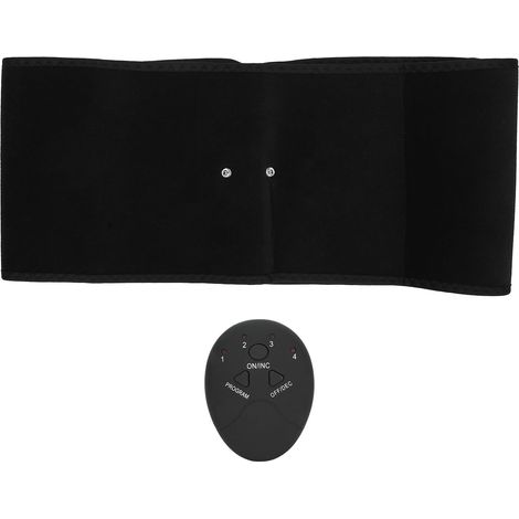 Ceinture fitness abdominale en tissu, sans gel, pour musculation des abdos à domicile (1/5)