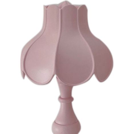 Lampe de chevet rétro feuille de lotus rose, mini veilleuse romantique élégante pour chambre, style scandinave, décor créatif LD05 (1/3)