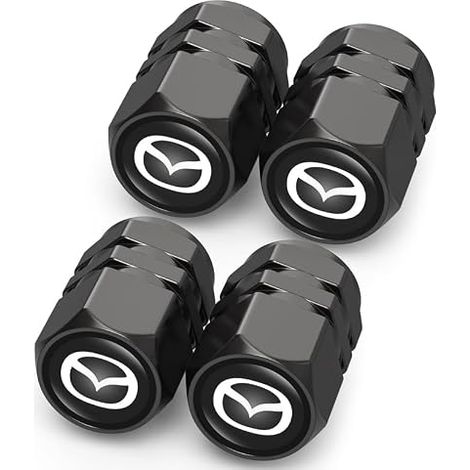 4PCS Valve Pneu Voiture pour M2 M3 M5 M6 MX5 RX7 RX8 A8 CX9 MX6 R3 CX-5 CX-7 CX-8, Résistant à la Corrosion Bouchon de Valve Voiture, Voiture Accessoires (1/5)