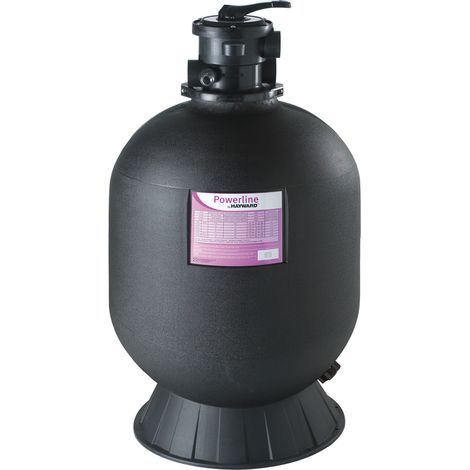 Hayward – Filtre à sable 14 m³/h – Vanne VariFlo 6 voies incluse – Polyéthylène haute densité – Maintenance aisée sans démontage
