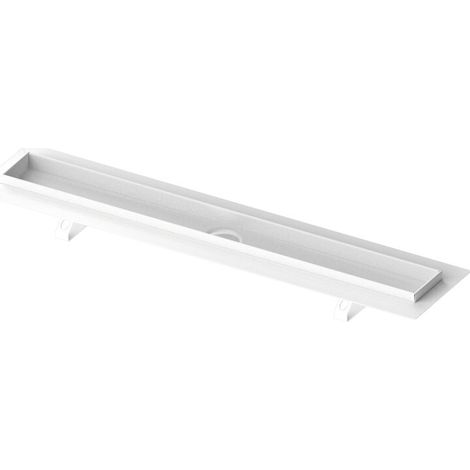 TECE 600906 TECEdrainline Caniveau de douche, blanc mat