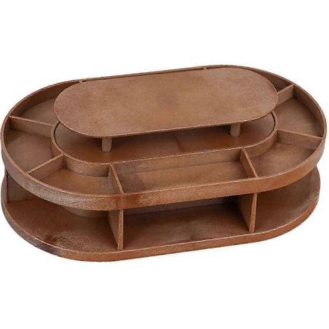 Étagère de supermarché miniature, présentoir pour maison de poupée, mini-étagère de rangement pour aliments et boissons, maison de poupée-Ebony (1/4)