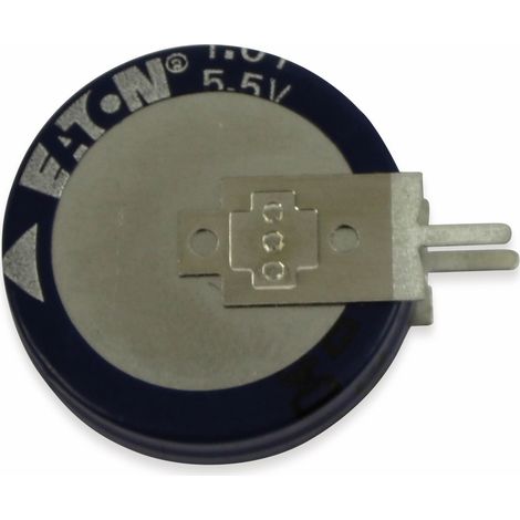 EATON Gold Cap-Elko 1F, 5,5V, radial, RM 5 mm, KR-5R5V105-R