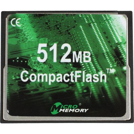 Tarjeta de memoria CoreParts de 512 MB con velocidad de lectura/escritura de 80 MB/s, MMCF/512