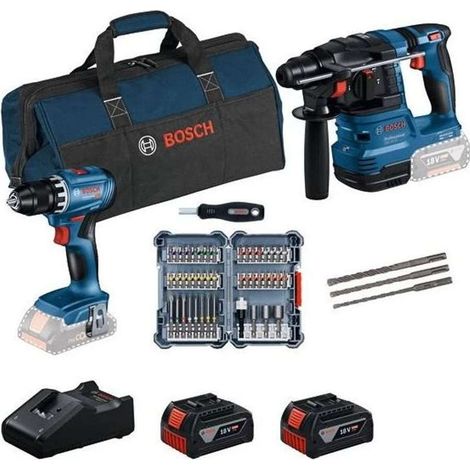 Set de herramientas profesionales Bosch GBH 18V 22 azul 4 0 Ah (1/3)