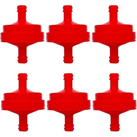 6-teiliges Kraftstofffilterset für Motoren ohne Kraftstoffpumpe Ersatzkraftstofffilter für Briggs & Stratton 298090S (1/5)