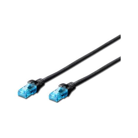 Cable de conexión UTP Digitus Cat. 5e de 5 m, PVC negro