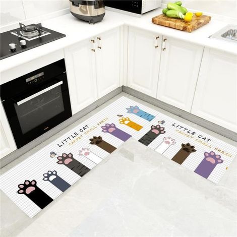 Badematte - D1 - 2-teilig - Rutschfest - Waschbar - 40x60cm + 40x120cm