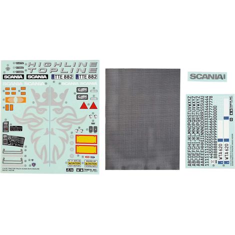 TAMIYA 309495581 - Adesivi Scania R620 6 x 4 Highline