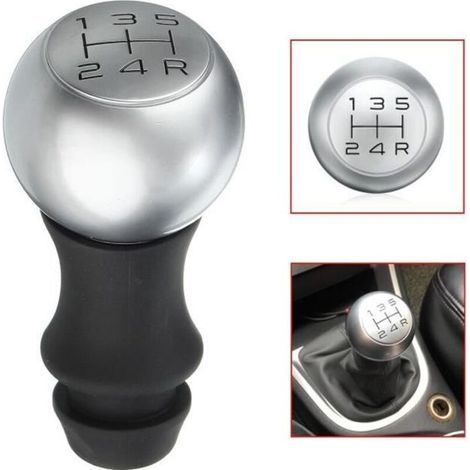 5-Vitesse Pommeau Levier de Vitesse Manuel Pour Peugeot 106 206 207 306 307 407 408 508 (1/4)