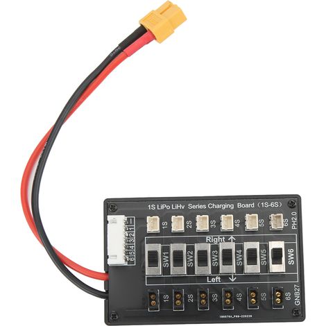 1S-Akku-Parallelladeplatine für Lithium-Akkus mit XT60-Anschluss (1/5)