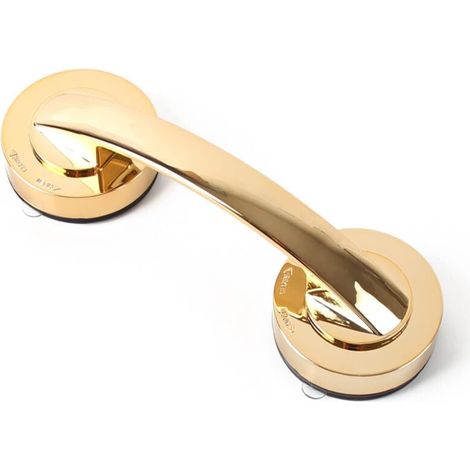 Grandes poignées de portes et fenêtres en verre Portes coulissantes de salle de bain, poignées sans trou d'armoire Poignées de réfrigérateur Rampes de douche Or (1/4)