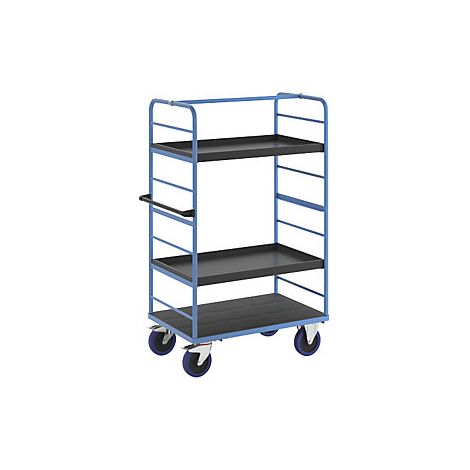 eurokraft pro Carrello a ripiani con 2 sponde lungh x largh (1/4)