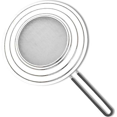 Protection anti-éclaboussures pour poêles : protection anti-éclaboussures en silicone de 30 cm pour poêle à frire -- (1/5)