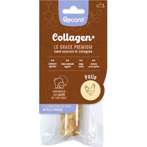 Collagen più  tronchetto snack per cani taglia m 50 g gusto pollo (1/2)