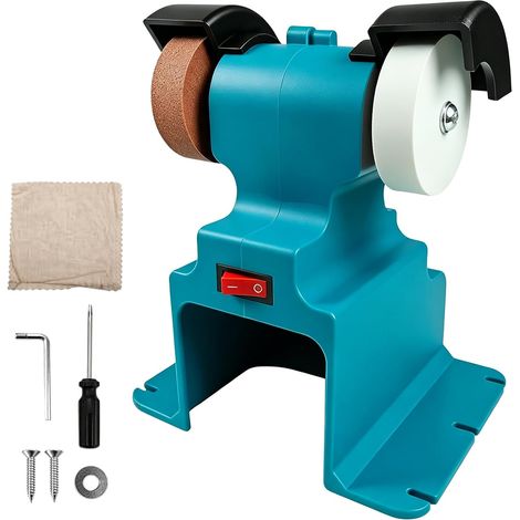 Mini Cordless Bench Grinder Compatible with 18V (1/5)