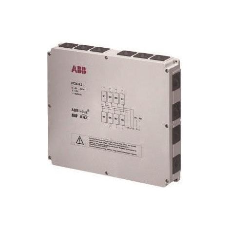 Controlador casa conectada abb rc/a8.2 8 canales 29x8x34 cm