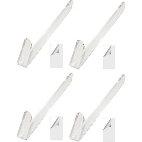 Porte-chapeaux innovant pour porte ou placard, support mural en acrylique pour casquettes de baseball, étagère de rangement pour chapeaux (1/4)