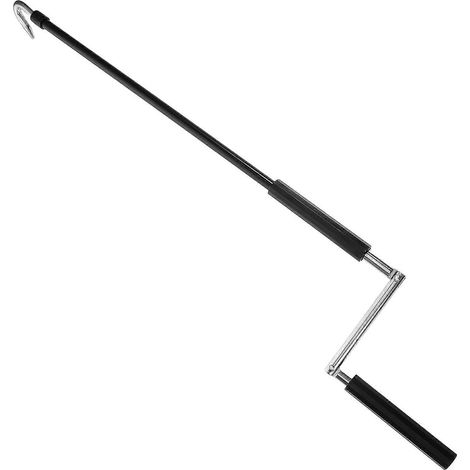 Manivelle manuelle pour store banne, réglage de l'ombrage, style minimaliste noir, idéale pour les terrasses (1 pièce) (1/5)