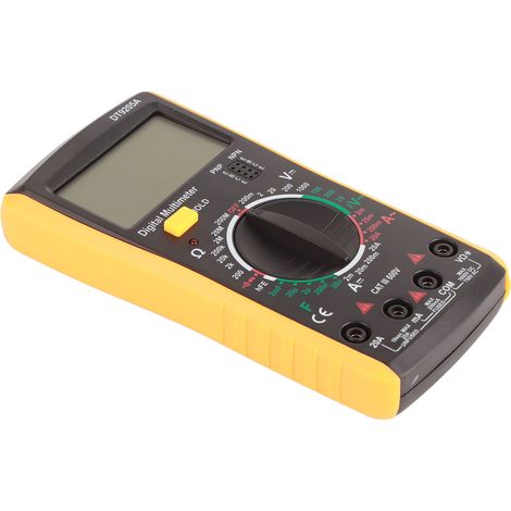 Multimètre numérique portable DT-9205A avec écran LCD, testeur de tension et continuité pour électriciens et bricoleurs (1/5)