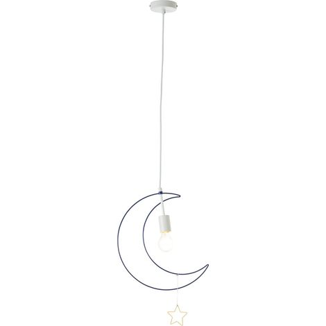BRILLIANT Lampe Ezra Pendelleuchte 31cm hellblau/weiß 1x A60, E27, 60W, geeignet für Normallampen (nicht enthalten) Kabel kürzbar (1/4)