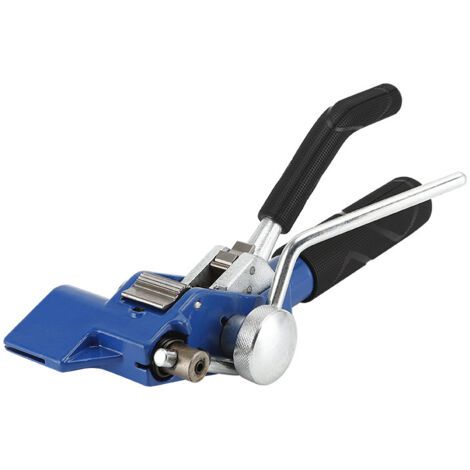 Tendeur à cliquet pour feuillard acier – Charge maximale 500kg – Poignée ergonomique – Coupe nette sans éclat (1/5)