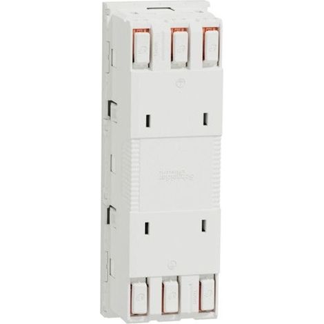 Presa tripla 2P+T 16A 250V 45° Bianco solo meccanismo - NU307918