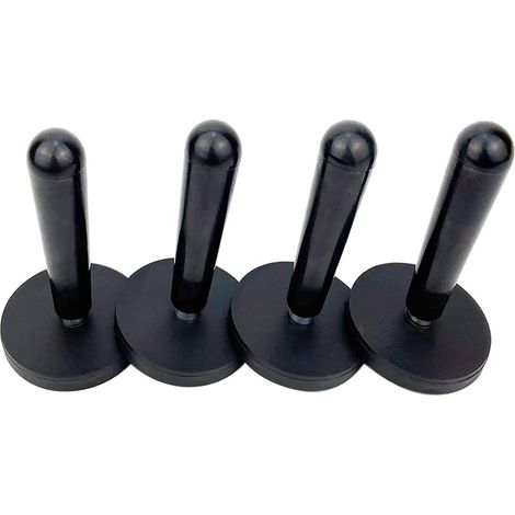 CSPARKV 4pcs Car Vinyl Magnets, Vehicle Wrapping Magnetic Holder, Use for Car Wrapping and Window Tinting, Fridge Magnets(Black)
