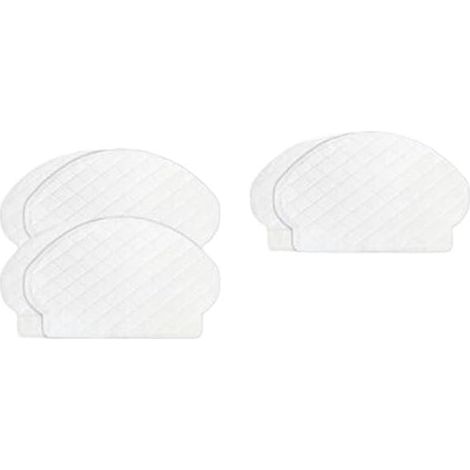 Soporte para fregona para aspiradoras robot, compatible con Deebot N5, N8, T5, DX55 y DJ65 – 25 piezas blancas, fácil montaje y limpieza eficiente