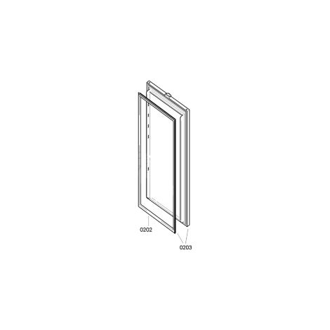 Guarnizione porta frigorifero originale (codice 0202) - Frigorifero, congelatore - BOSCH - 4347259