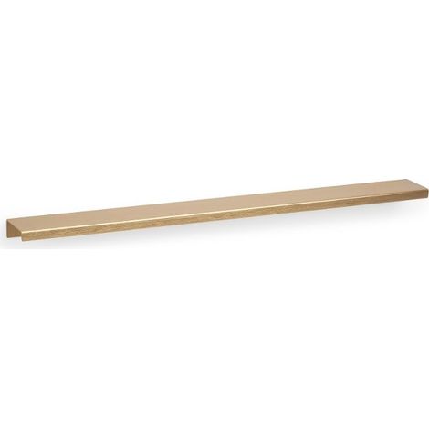 tirador aluminio modelo way acabados laton oscuro, negro mate, anodizado mate acabado laton oscuro dist. agujero 736mm