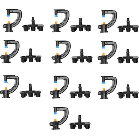 Micro nozzle rotating of refraction of Type G, equipment of watering and of irrigation for tighten, 10 set (1/5)