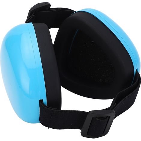 Casque antibruit pour chien, réglable, protégeant l'ouïe et réduisant l'anxiété, idéal pour les feux d'artifice (taille M, bleu). (1/5)
