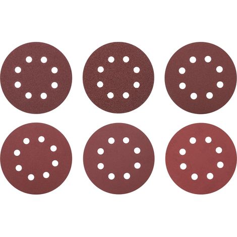 30 Pcs 125mm 5 Pouce Disques de Ponçage pour Travail du Bois (1/5)