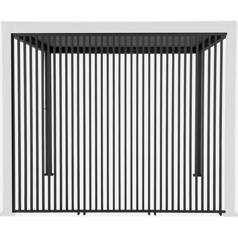 Set di 3 persiane verticali 1m pergola bioclimatica