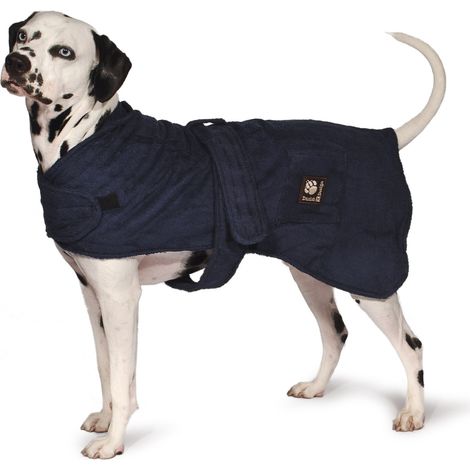Danish design - Dog bath robe navy 60cm - (D11360)