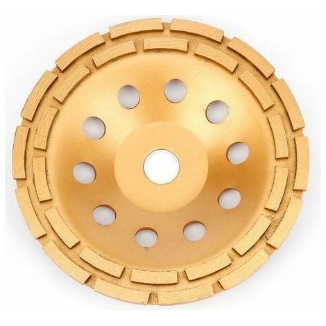 230 x 22,2 mm Diamantschleifscheibe – Diamant-Topfschleifscheibe für Beton, Granit, Stein, Marmor, Mauerwerk, Ziegel, Rohmaterialien und polierten Beton (1/4)