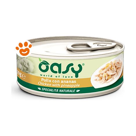 Oasy Gatto Specialità Naturale al Pollo 150gr con Ananas