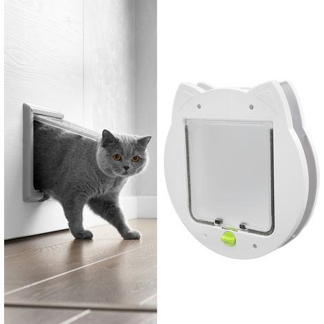 Porte pour chats et chiens permettant aux animaux d'entrer et de sortir librement dans les deux sens. Niche pour chats et chiens, modèle 1 (1/5)