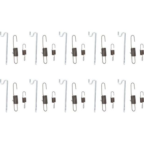 10 Sätze Gasrückholfedern, Zubehör für Reglerstangen aus Aluminiumlegierung, Ersatzteilset (1/5)