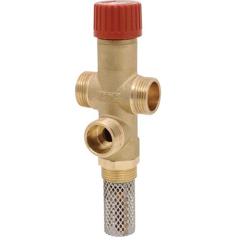 "VALVOLA DI SCARICO TERMICO CON REINTEGRO Attacchi 3/4"""" Taratura 95°"