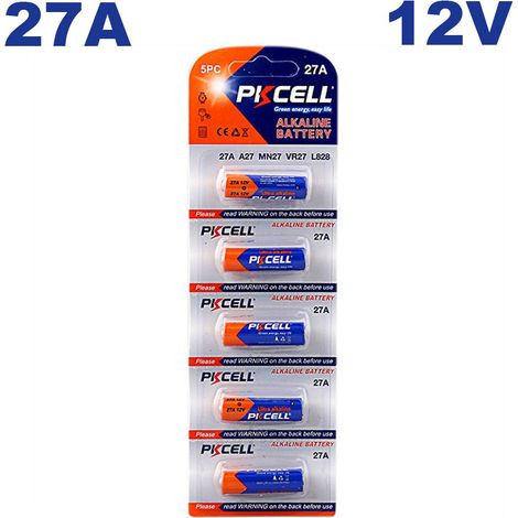5 Batterien 27A 12V Ultra Alkaline PKCell (1/3)
