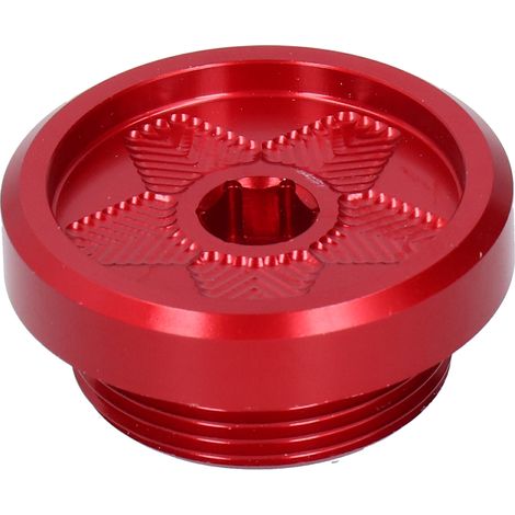 Bouchon De Remplissage D Huile Moteur En Alliage D Aluminium Pour Kawasaki Ninja GPZ1100 ZR-7 ZZR250 - Rouge - 1 Pièce (1/5)