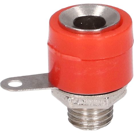 Packung mit 100 Stück 4-mm-Bananensteckern, Kreuzverbindern, roten Anschlussklemmen, Klemmhülsen (1/5)