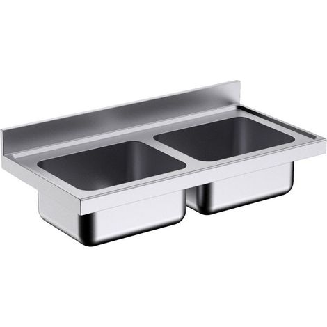 Plonge Inox deux Bacs Gamme 600 - Distform