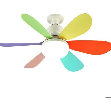 1 Deckenventilator, 3 Geschwindigkeitsstufen, dimmbare LED-Leuchte E27 30W, Fernbedienung, Wohnzimmer, Schlafzimmer, Küche (1/5)