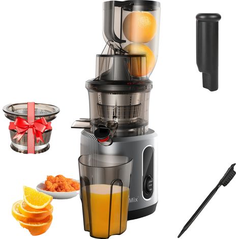 Extracteur de jus à froid, puissance de 200W, goulot d'alimentation de 75 mm (1/2)